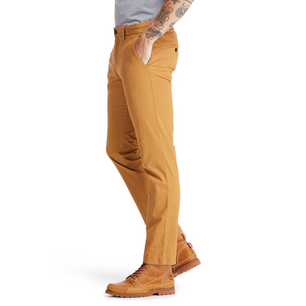 Pantaloni Timberland Barbati Maro - Sargent Lake Slim Stretch Chino - Romania - HGFONS907